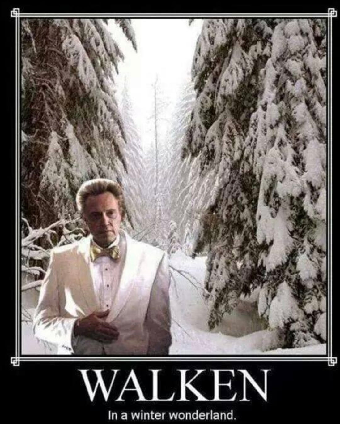 Walken in a winter wonderland