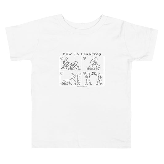 How To Leapfrog - Toddler Short Sleeve Tee - Unminced Words
