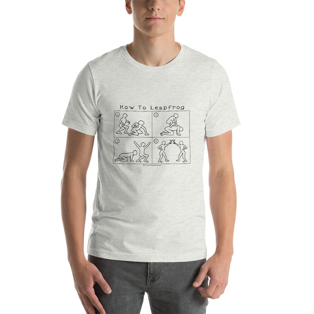 How To Leapfrog - Short-Sleeve Men's T-Shirt - Unminced Words