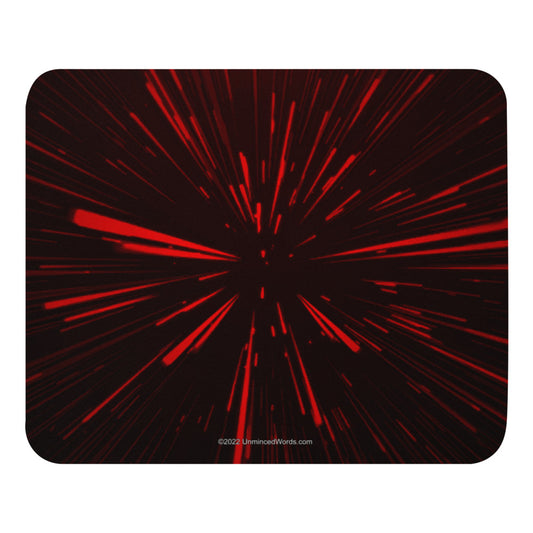 Hyperspace Deluxe - Red Mouse pad