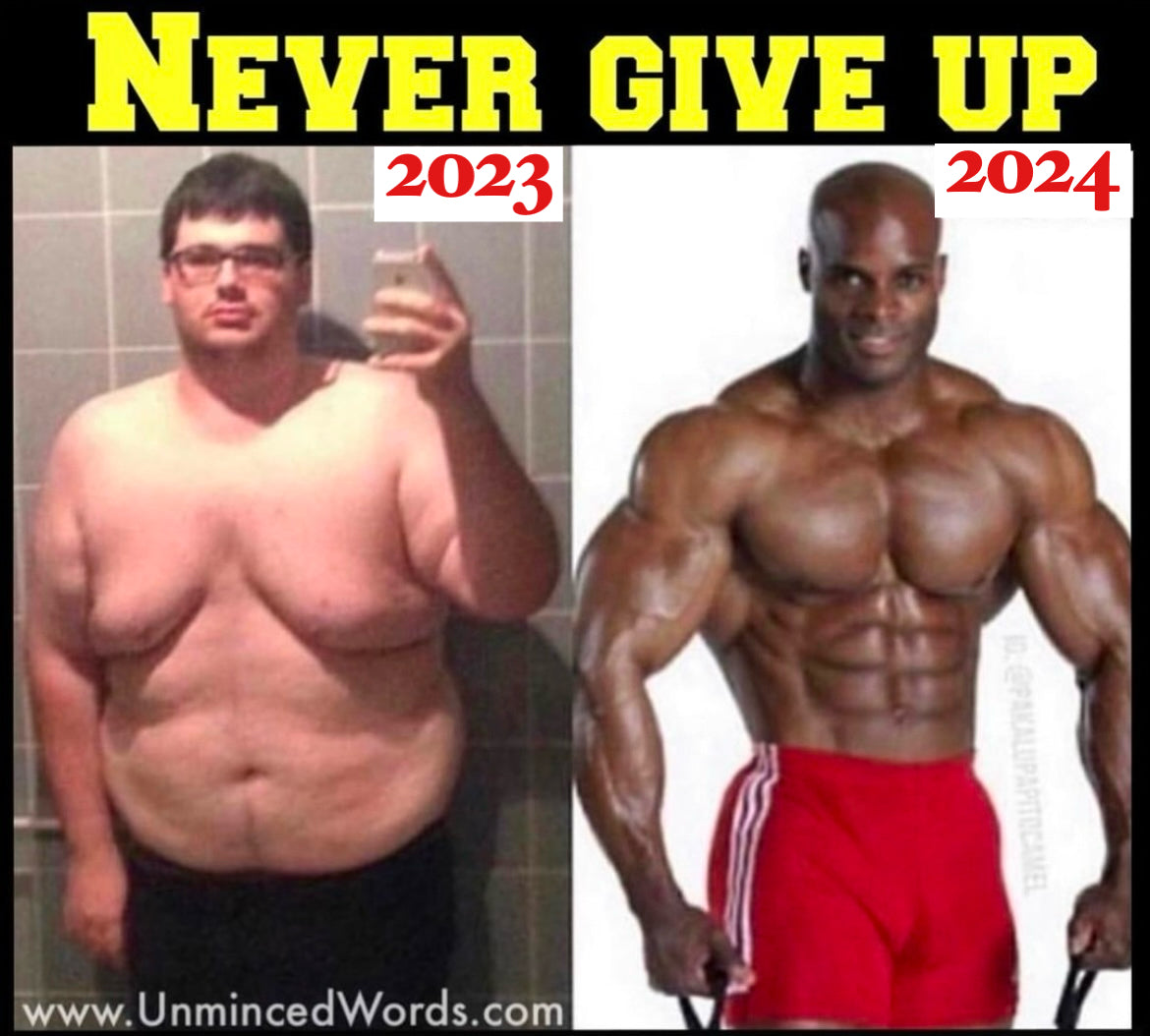 Never give up- inspiration right here!