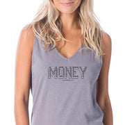 MONEY - Women's Racerback Tank - Unminced Words