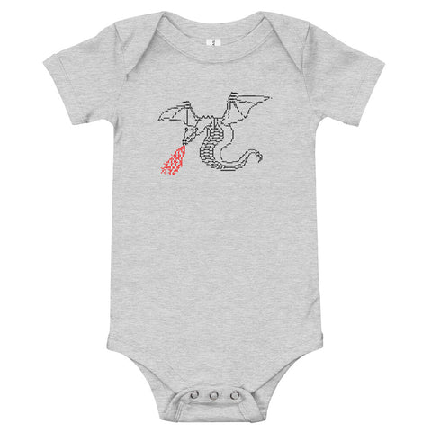 DRAGON ASCII Art - Onesie