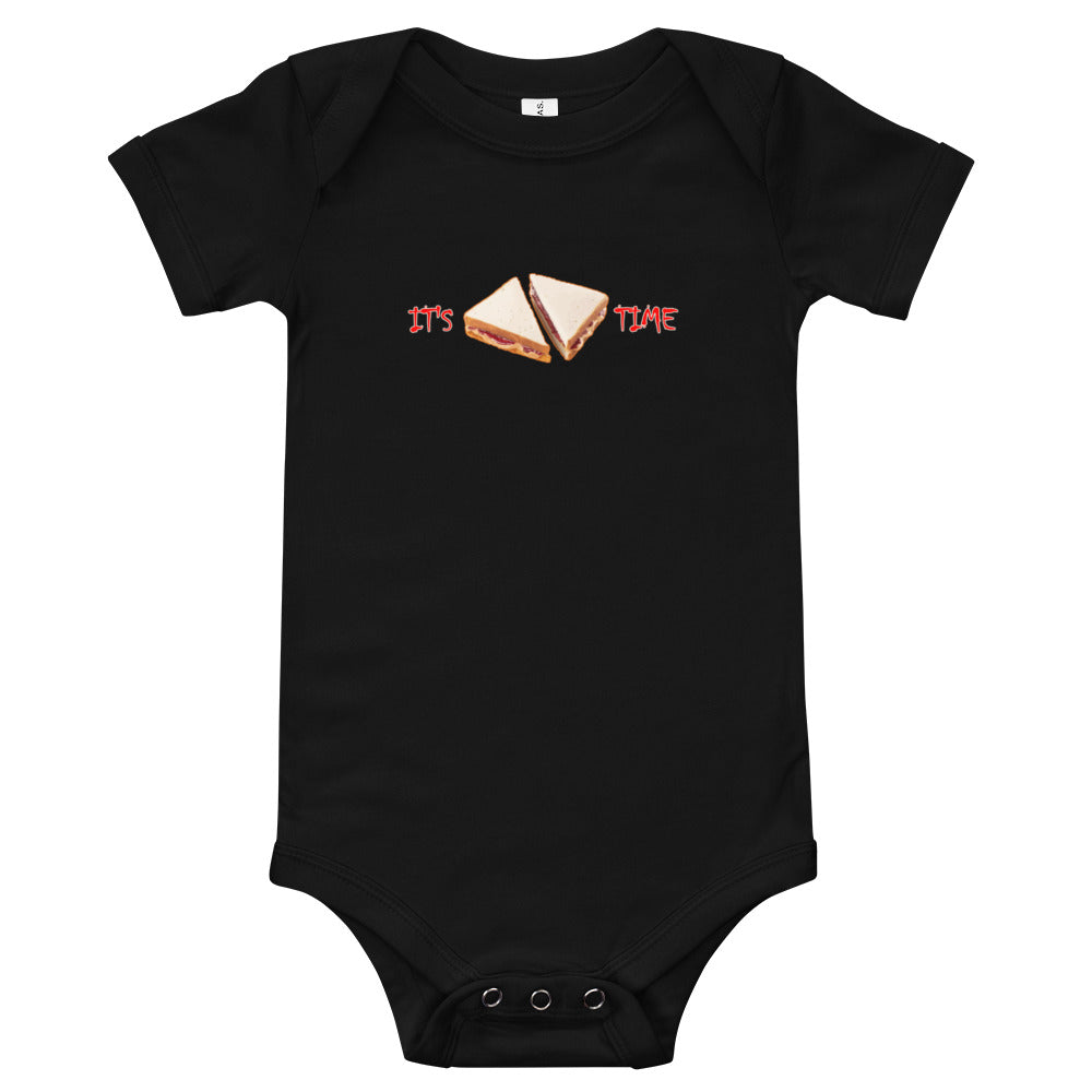 Peanut Butter & Jelly Time - Baby short sleeve one piece