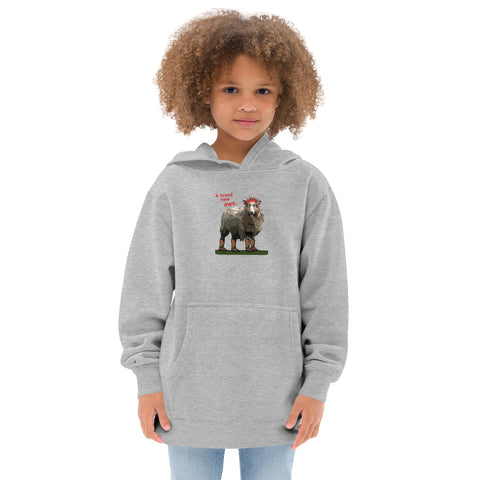 Brand New Ewe! Kids fleece hoodie