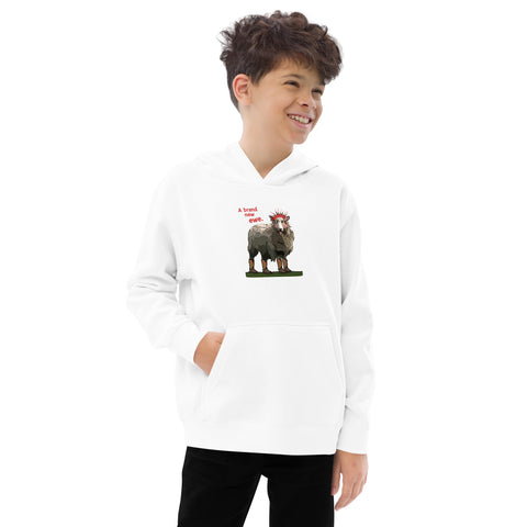 Brand New Ewe! Kids fleece hoodie