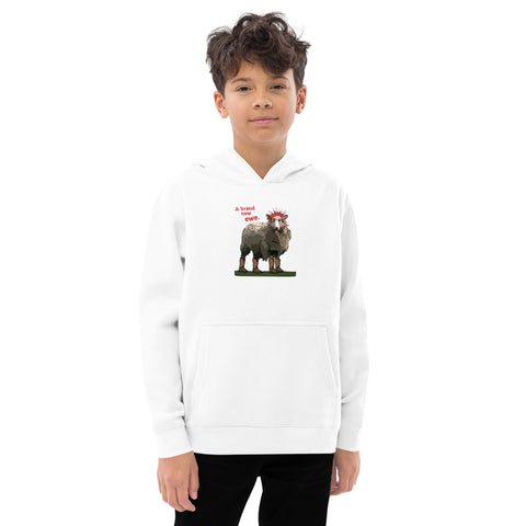 Brand New Ewe! Kids fleece hoodie