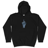 X-Ray Finger - Kids Hoodie - Unminced Words