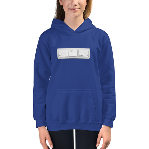 Alt Right Delete - Kids Hoodie