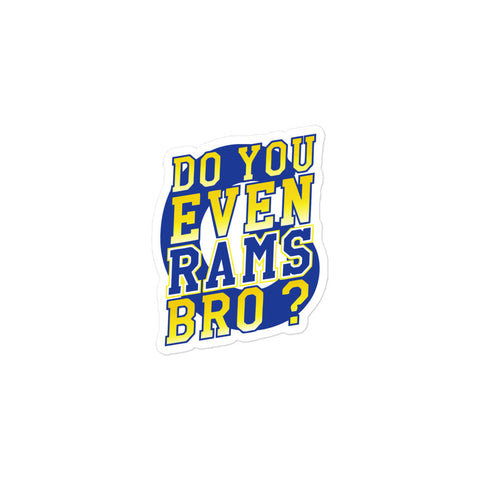 Do You Even RAMS, Bro? - Bubble-free stickers