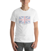 Union Flag ASCII - Short-Sleeve Men's T-Shirt - Unminced Words