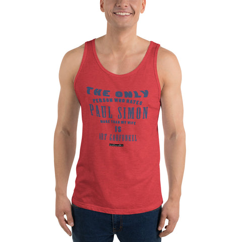 The Only Person Who Hates Paul Simon - Men's Tank Top - Unminced Words