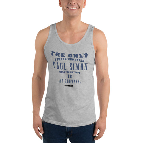 The Only Person Who Hates Paul Simon - Men's Tank Top - Unminced Words