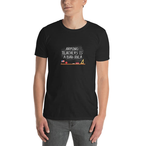 Arming Teachers - Short-Sleeve Men's T-Shirt - Unminced Words