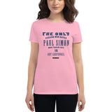 The Only Person Who Hates Paul Simon - Women's short sleeve t-shirt - Unminced Words