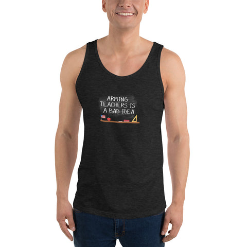 Arming Teachers - Men's Tank Top - Unminced Words