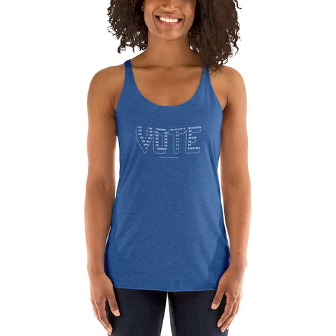 VOTE - Women's Racerback Tank - Unminced Words