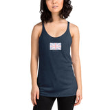 Union Flag ASCII - Women's Racerback Tank - Unminced Words