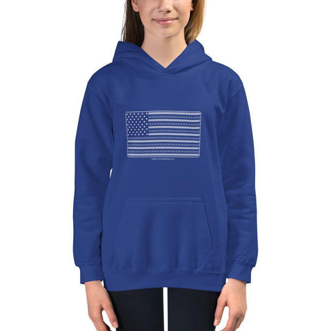 The American Flag - Kids Hoodie - Unminced Words