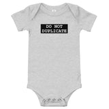 Do Not Duplicate - Onesie - Unminced Words