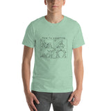 How To Leapfrog - Short-Sleeve Men's T-Shirt - Unminced Words