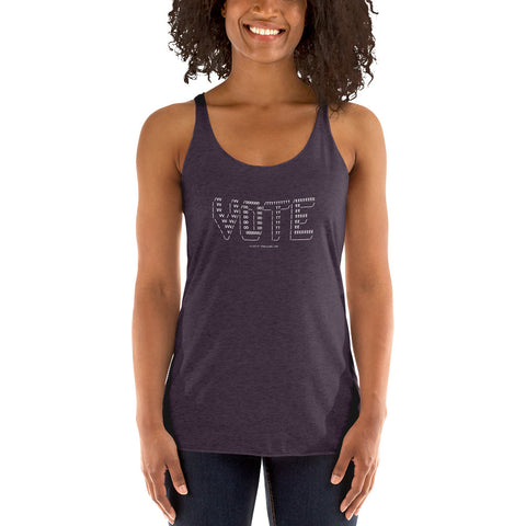 VOTE - Women's Racerback Tank - Unminced Words