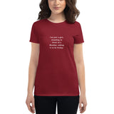 Just a Girl - Women's short sleeve t-shirt - Unminced Words