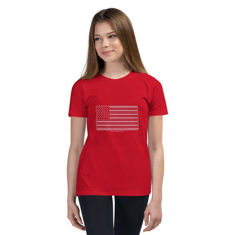 The American Flag - Youth Short Sleeve T-Shirt - Unminced Words