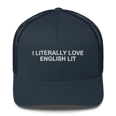 I Literally Love English Lit - Cap