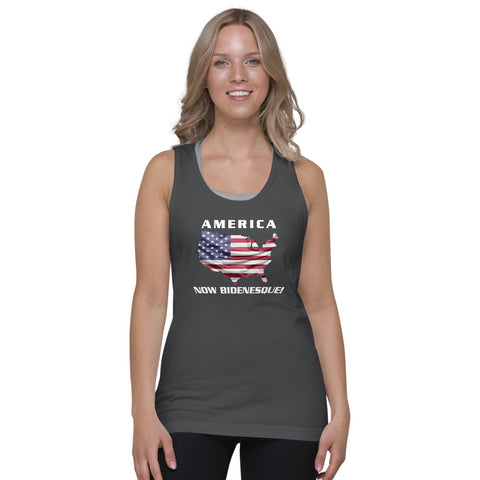 America Now Bidenesque - Tank Top