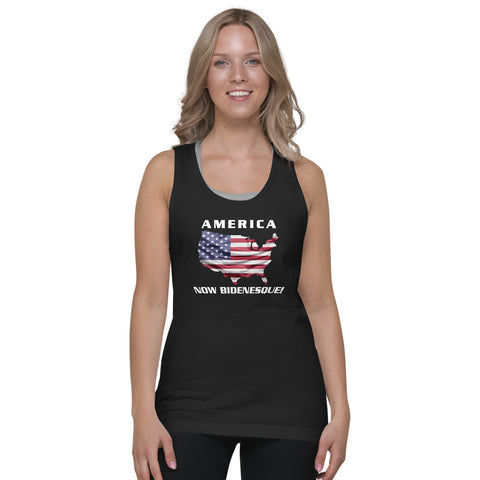 America Now Bidenesque - Tank Top