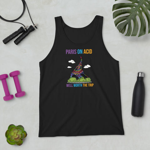 Paris On Acid - Unisex Tank Top