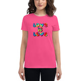 Love is Love - Women's short sleeve t-shirt