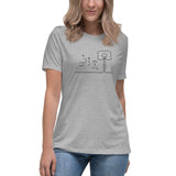 Basketball Dunking - Women's Relaxed T-Shirt