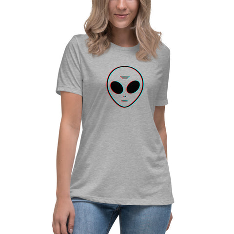 Alien Head - Women's Relaxed T-Shirt