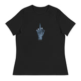 X-Ray Finger - Women's Relaxed T-Shirt - Unminced Words