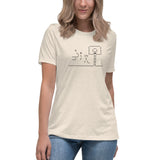 Basketball Dunking - Women's Relaxed T-Shirt