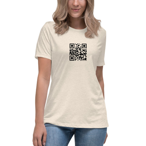 QR Code - Women's Relaxed T-Shirt