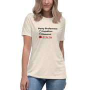 Party Preference - Women's Relaxed T-Shirt