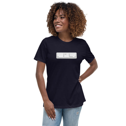 Alt Right Delete - Women's Relaxed T-Shirt