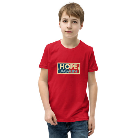 Hope Again - Youth Short Sleeve T-Shirt - Unminced Words