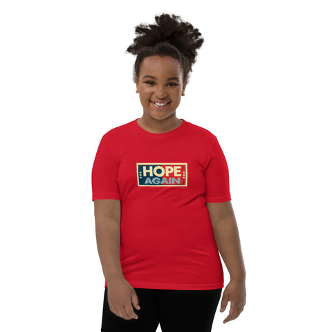 Hope Again - Youth Short Sleeve T-Shirt - Unminced Words